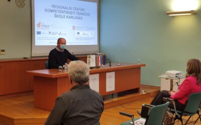 Održan prvi promotivni sastanak s inovatorima u sklopu projekata Regionalnog centra kompetentnosti Tehničke škole Karlovac